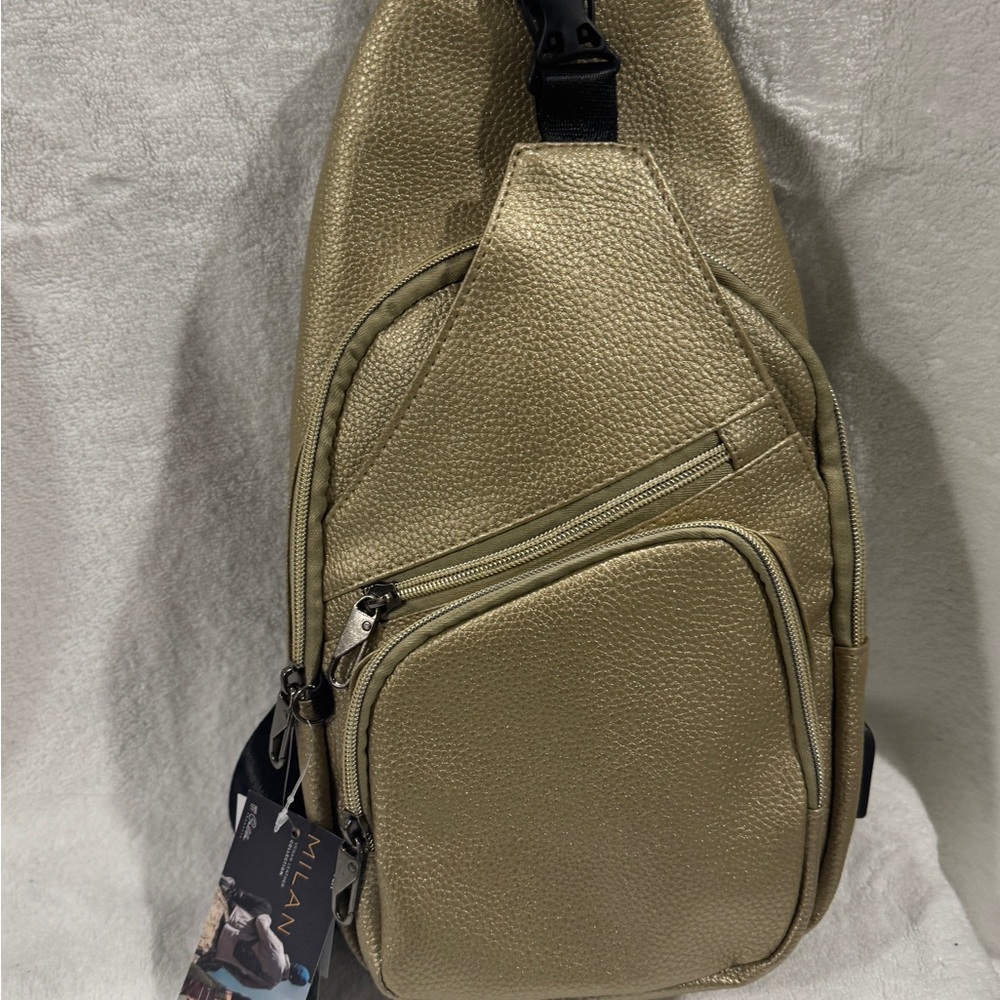 Milani Gold Men's Sling Bag